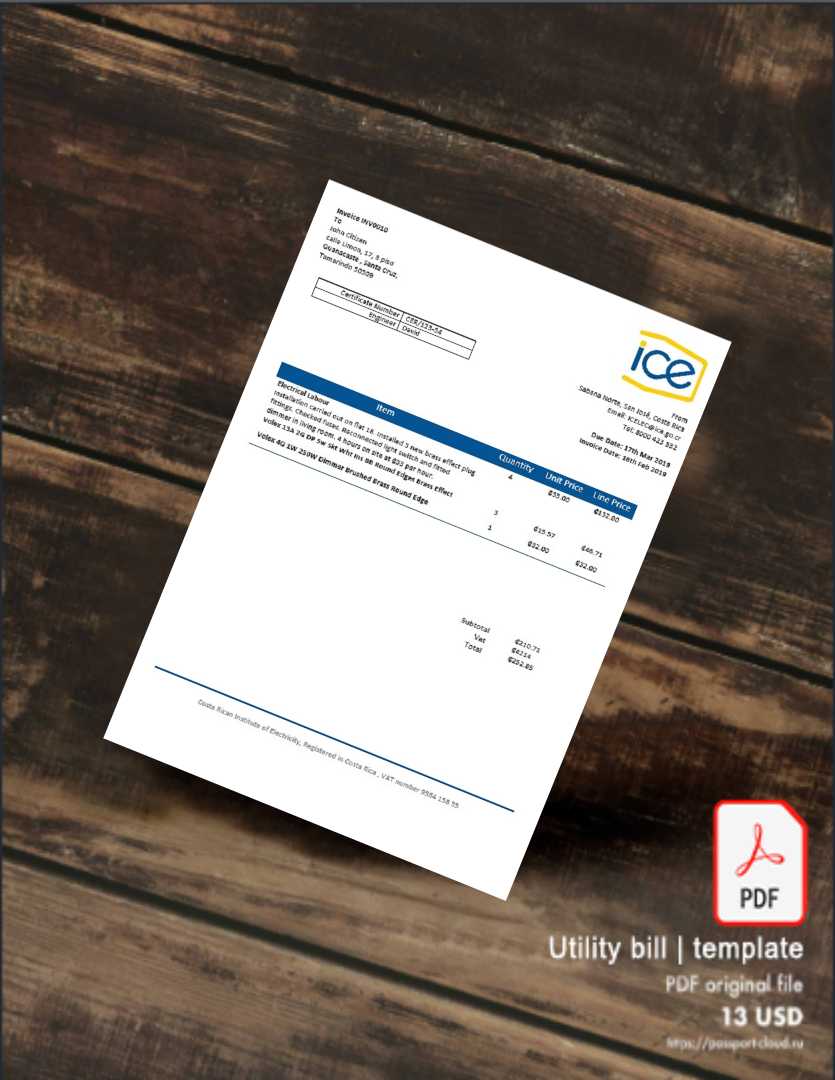 Utility bill | Albanian Power | Albania